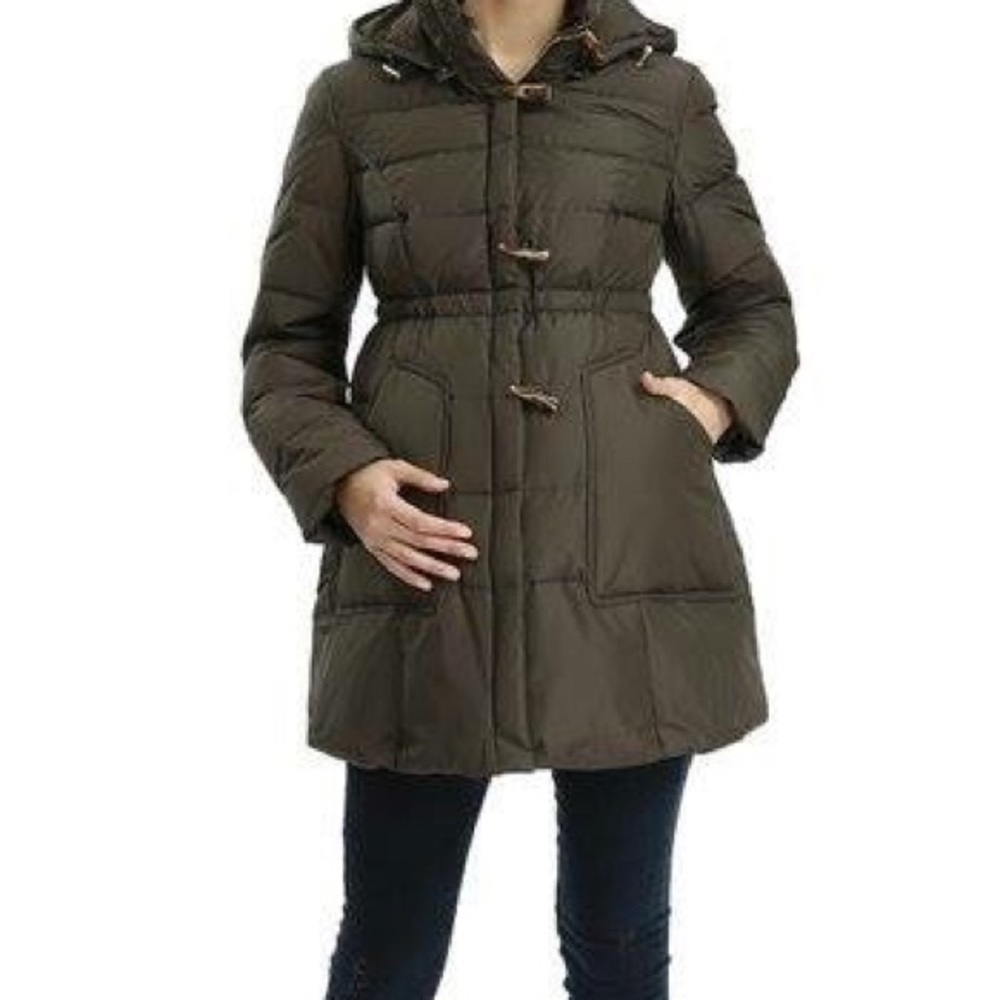 MOMO Loden Marlo Maternity Puffer Coat Size M
